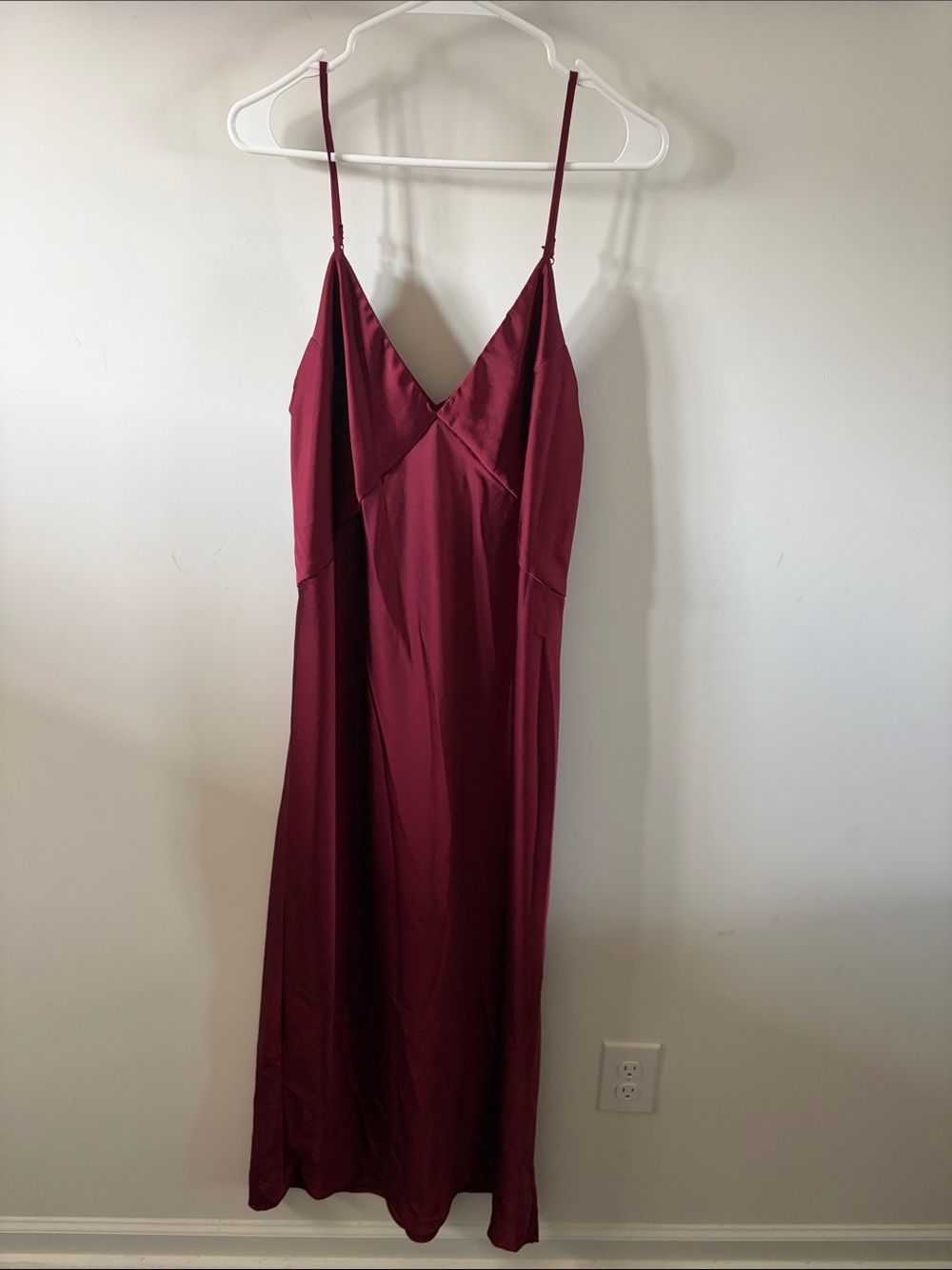 a new day Burgundy Maxi Slip Dress